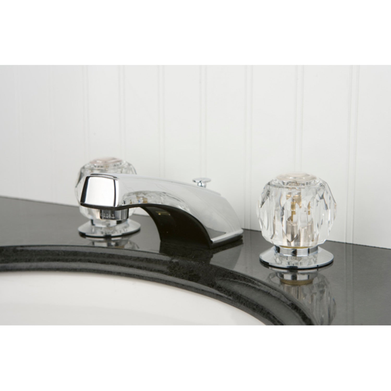 Kingston Tulare KB921B - Americana Two-Handle 3-Hole Deck Mount Widespread Bathroom Faucet with Pop-Up Drain, Polished Chrome — image 1